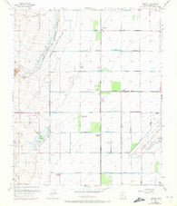 Waddell Arizona Historical topographic map, 1:24000 scale, 7.5 X 7.5 Minute, Year 1957