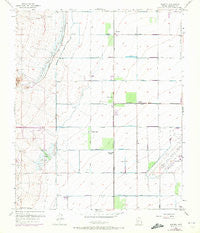 Waddell Arizona Historical topographic map, 1:24000 scale, 7.5 X 7.5 Minute, Year 1957