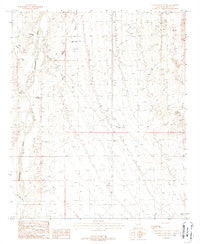 Wagner Wash Well Arizona Historical topographic map, 1:24000 scale, 7.5 X 7.5 Minute, Year 1988