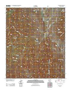 Wagoner Arizona Historical topographic map, 1:24000 scale, 7.5 X 7.5 Minute, Year 2012