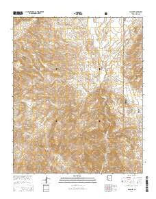 Wagoner Arizona Current topographic map, 1:24000 scale, 7.5 X 7.5 Minute, Year 2014