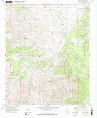 Wagoner Arizona Historical topographic map, 1:24000 scale, 7.5 X 7.5 Minute, Year 1969