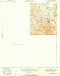 Wagoner Arizona Historical topographic map, 1:62500 scale, 15 X 15 Minute, Year 1950