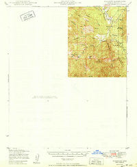 Wagoner Arizona Historical topographic map, 1:62500 scale, 15 X 15 Minute, Year 1950
