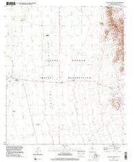 Wahak Hotrontk Arizona Historical topographic map, 1:24000 scale, 7.5 X 7.5 Minute, Year 1996