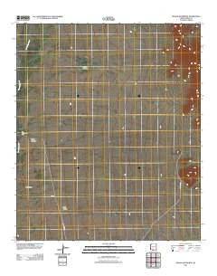 Wahak Hotrontk Arizona Historical topographic map, 1:24000 scale, 7.5 X 7.5 Minute, Year 2011