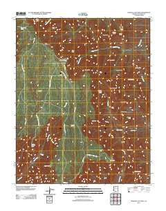 Walhalla Plateau Arizona Historical topographic map, 1:24000 scale, 7.5 X 7.5 Minute, Year 2011