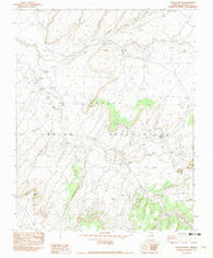 Walker Butte Arizona Historical topographic map, 1:24000 scale, 7.5 X 7.5 Minute, Year 1982