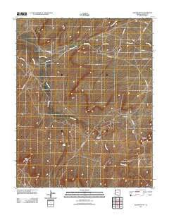 Walker Butte Arizona Historical topographic map, 1:24000 scale, 7.5 X 7.5 Minute, Year 2011
