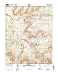 Walker Butte Arizona Current topographic map, 1:24000 scale, 7.5 X 7.5 Minute, Year 2014