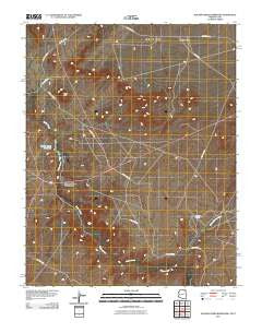 Walker Creek Reservoir Arizona Historical topographic map, 1:24000 scale, 7.5 X 7.5 Minute, Year 2011