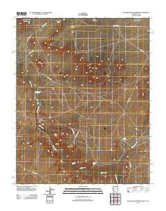 Walker Creek Reservoir Arizona Historical topographic map, 1:24000 scale, 7.5 X 7.5 Minute, Year 2011