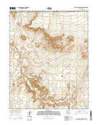 Walker Creek Reservoir Arizona Current topographic map, 1:24000 scale, 7.5 X 7.5 Minute, Year 2014