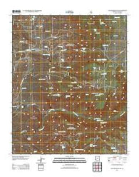 Walker Mountain Arizona Historical topographic map, 1:24000 scale, 7.5 X 7.5 Minute, Year 2011
