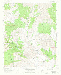 Walnut Grove Arizona Historical topographic map, 1:24000 scale, 7.5 X 7.5 Minute, Year 1969