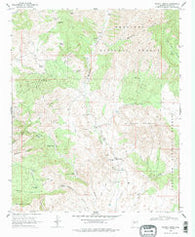 Walnut Grove Arizona Historical topographic map, 1:24000 scale, 7.5 X 7.5 Minute, Year 1969
