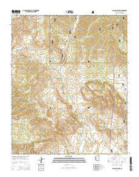 Walnut Grove Arizona Current topographic map, 1:24000 scale, 7.5 X 7.5 Minute, Year 2014