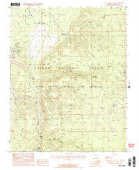 Warm Springs Canyon Arizona Historical topographic map, 1:24000 scale, 7.5 X 7.5 Minute, Year 1988