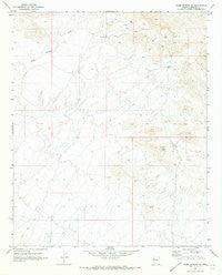 Warm Springs SE Arizona Historical topographic map, 1:24000 scale, 7.5 X 7.5 Minute, Year 1970