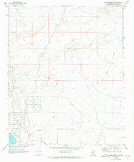 Warm Springs SW Arizona Historical topographic map, 1:24000 scale, 7.5 X 7.5 Minute, Year 1970