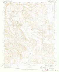 Warm Springs Arizona Historical topographic map, 1:24000 scale, 7.5 X 7.5 Minute, Year 1970