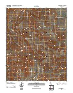 Warm Springs Arizona Historical topographic map, 1:24000 scale, 7.5 X 7.5 Minute, Year 2011