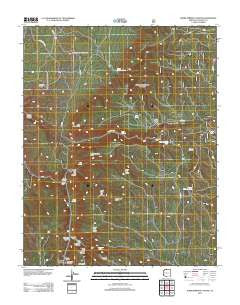 Warm Springs Canyon Arizona Historical topographic map, 1:24000 scale, 7.5 X 7.5 Minute, Year 2012