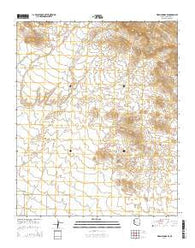 Warm Springs SE Arizona Current topographic map, 1:24000 scale, 7.5 X 7.5 Minute, Year 2014