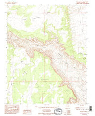 Water Pockets Arizona Historical topographic map, 1:24000 scale, 7.5 X 7.5 Minute, Year 1985