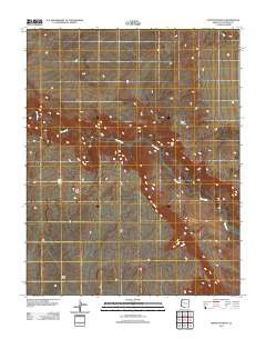 Water Pockets Arizona Historical topographic map, 1:24000 scale, 7.5 X 7.5 Minute, Year 2011