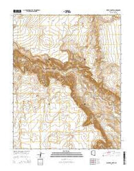 Water Pockets Arizona Current topographic map, 1:24000 scale, 7.5 X 7.5 Minute, Year 2014