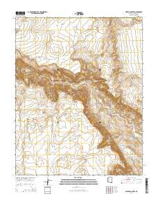 Water Pockets Arizona Current topographic map, 1:24000 scale, 7.5 X 7.5 Minute, Year 2014