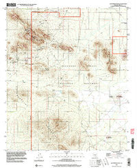 Waterman Peak Arizona Historical topographic map, 1:24000 scale, 7.5 X 7.5 Minute, Year 1996