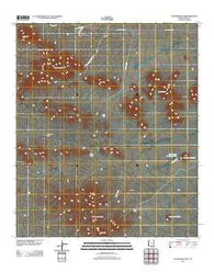 Waterman Peak Arizona Historical topographic map, 1:24000 scale, 7.5 X 7.5 Minute, Year 2011