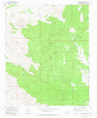Weaver Peak Arizona Historical topographic map, 1:24000 scale, 7.5 X 7.5 Minute, Year 1969