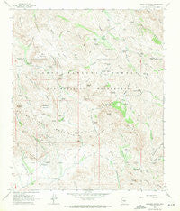 Weavers Needle Arizona Historical topographic map, 1:24000 scale, 7.5 X 7.5 Minute, Year 1966