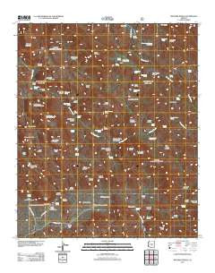 Weavers Needle Arizona Historical topographic map, 1:24000 scale, 7.5 X 7.5 Minute, Year 2011