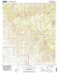 Webb Peak Arizona Historical topographic map, 1:24000 scale, 7.5 X 7.5 Minute, Year 1996