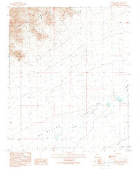 Webber Canyon Arizona Historical topographic map, 1:24000 scale, 7.5 X 7.5 Minute, Year 1989