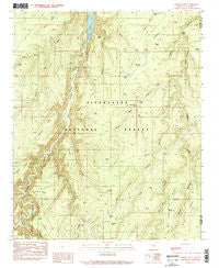 Weimer Point Arizona Historical topographic map, 1:24000 scale, 7.5 X 7.5 Minute, Year 1990