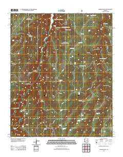 Weimer Point Arizona Historical topographic map, 1:24000 scale, 7.5 X 7.5 Minute, Year 2011
