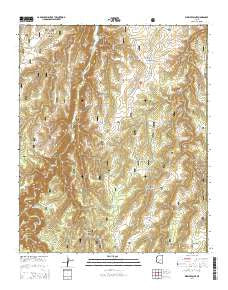 Weimer Point Arizona Current topographic map, 1:24000 scale, 7.5 X 7.5 Minute, Year 2014