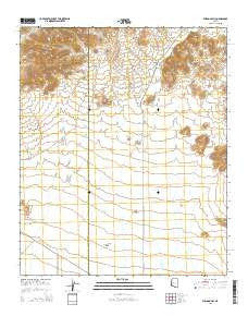 Weldon Hill Arizona Current topographic map, 1:24000 scale, 7.5 X 7.5 Minute, Year 2014