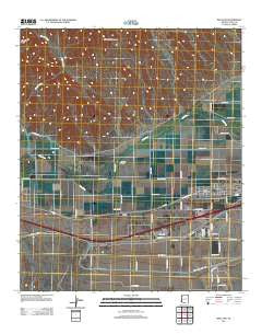 Wellton Arizona Historical topographic map, 1:24000 scale, 7.5 X 7.5 Minute, Year 2011