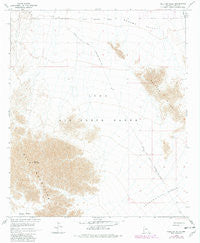 Wellton Hills Arizona Historical topographic map, 1:24000 scale, 7.5 X 7.5 Minute, Year 1965