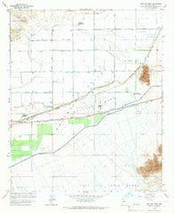 Wellton Mesa Arizona Historical topographic map, 1:24000 scale, 7.5 X 7.5 Minute, Year 1965