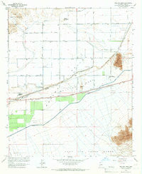 Wellton Mesa Arizona Historical topographic map, 1:24000 scale, 7.5 X 7.5 Minute, Year 1965