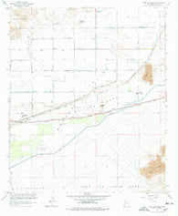 Wellton Mesa Arizona Historical topographic map, 1:24000 scale, 7.5 X 7.5 Minute, Year 1965