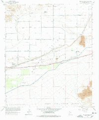 Wellton Mesa Arizona Historical topographic map, 1:24000 scale, 7.5 X 7.5 Minute, Year 1965