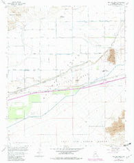 Wellton Mesa Arizona Historical topographic map, 1:24000 scale, 7.5 X 7.5 Minute, Year 1965